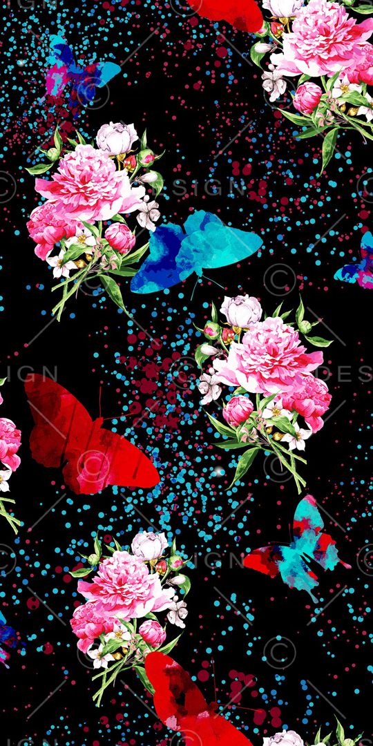 花朵印花华亿平台图片