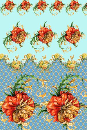 手绘印花华亿平台图片