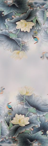 花鸟印花华亿平台图片