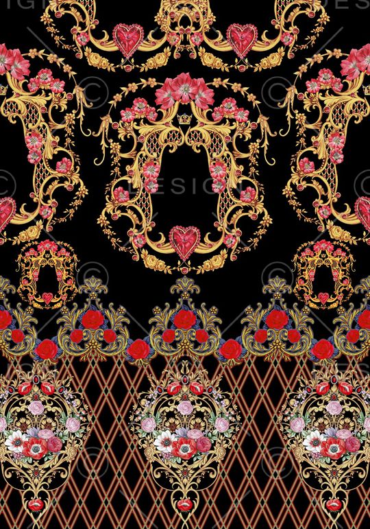 手绘印花华亿平台图片