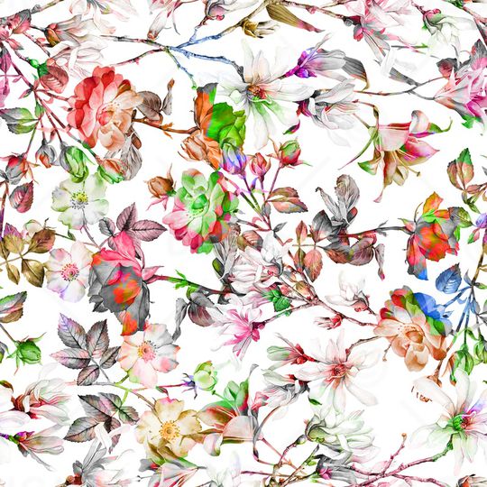 牡丹印花华亿平台图片