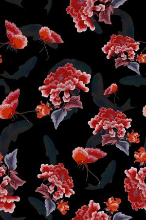 花朵印花华亿平台图片