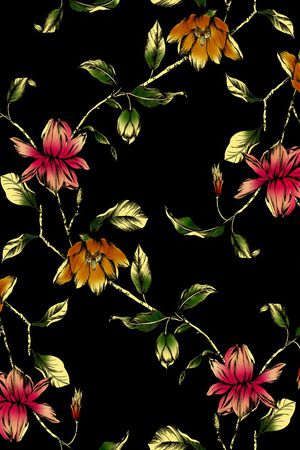 花朵印花华亿平台图片