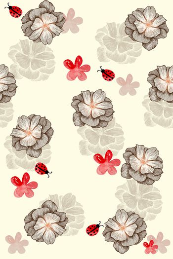 乱花印花华亿平台图片