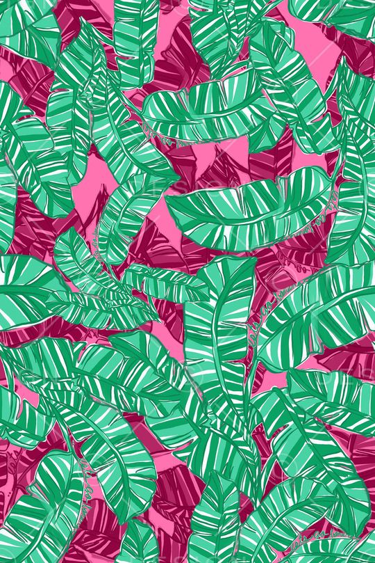 棕榈叶印花华亿平台图片