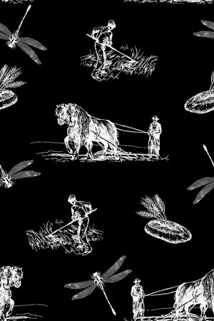 人物简笔画印花华亿平台图片