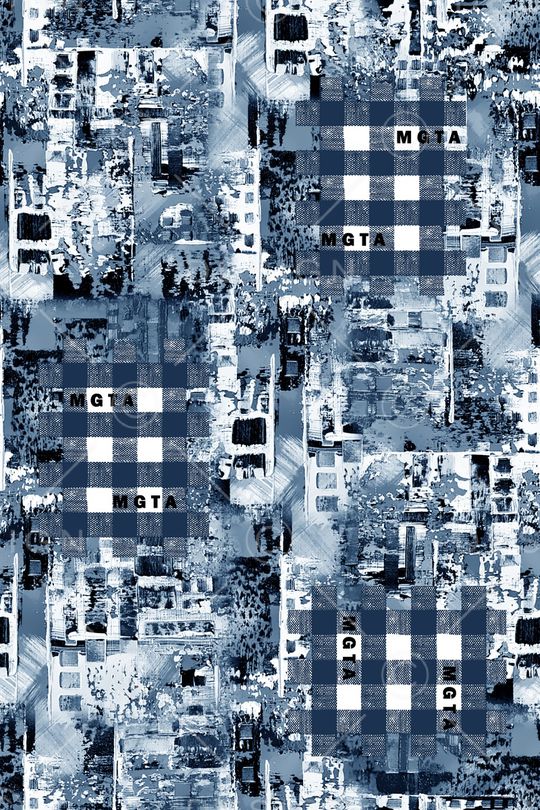 纹理格子印花华亿平台图片