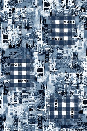 纹理格子印花华亿平台图片