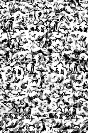 迷彩纹理印花华亿平台图片