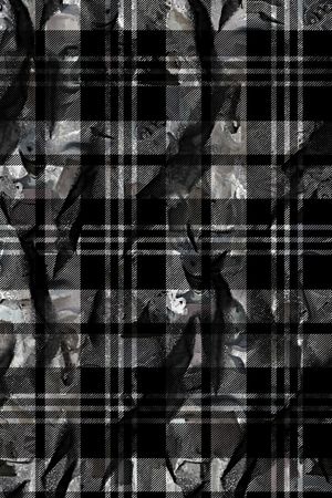 格子印花华亿平台图片