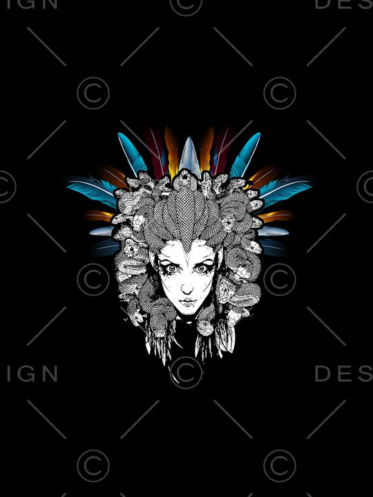 美杜莎印花华亿平台图片