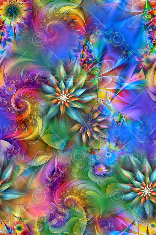 抽象印花华亿平台图片