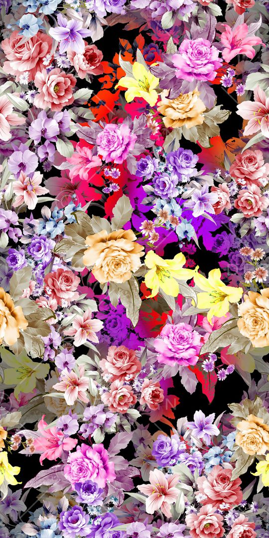 花朵印花华亿平台图片