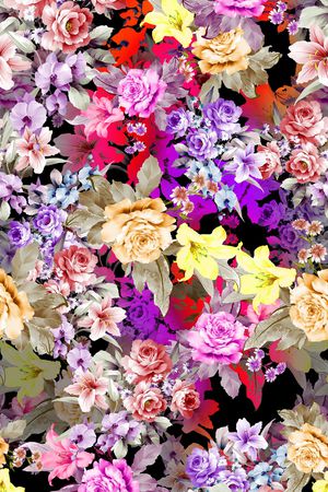 花朵印花华亿平台图片