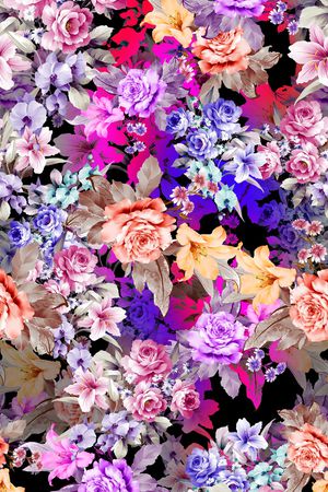 花朵印花华亿平台图片