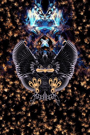 抽象印花华亿平台图片