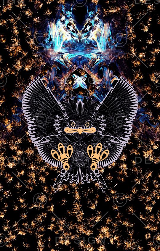 抽象印花华亿平台图片