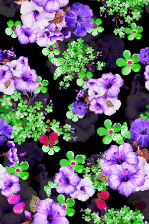 花朵印花华亿平台图片