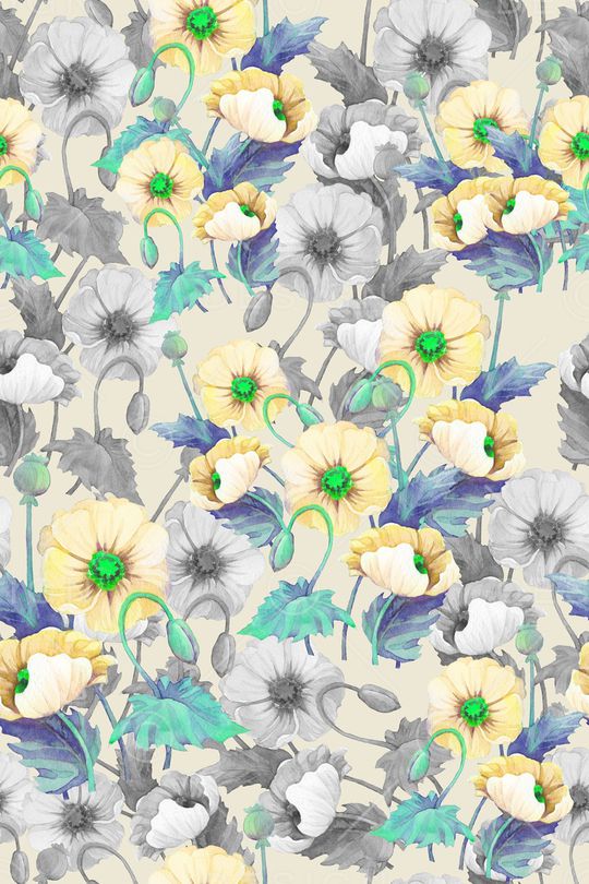 花鸟印花华亿平台图片