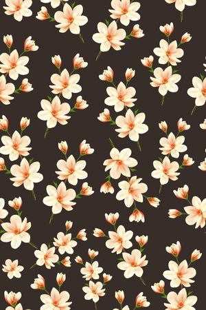 小碎花印花华亿平台图片