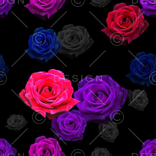 玫瑰印花华亿平台图片