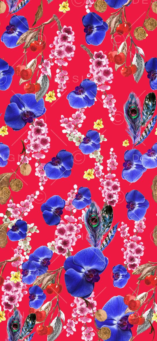 手绘印花华亿平台图片