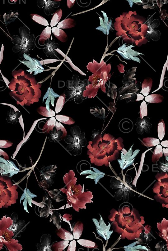 手绘印花华亿平台图片