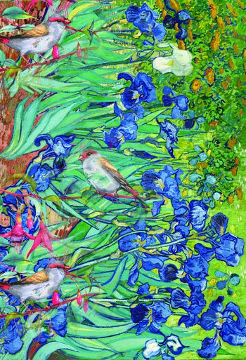 水仙花印花华亿平台图片