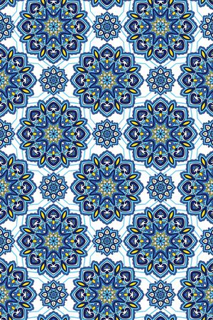 中国风丝巾印花华亿平台图片