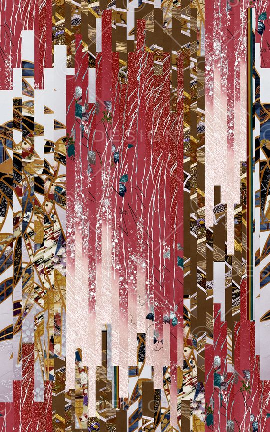 抽象印花华亿平台图片