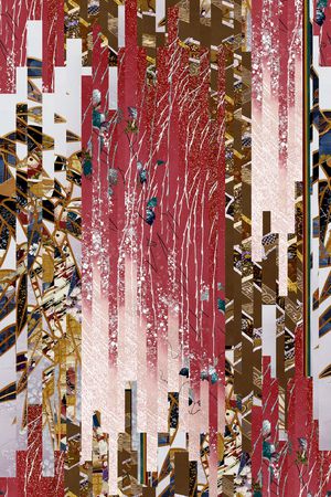 抽象印花华亿平台图片