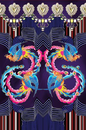 民族风印花华亿平台图片