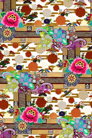 时尚印花华亿平台图片