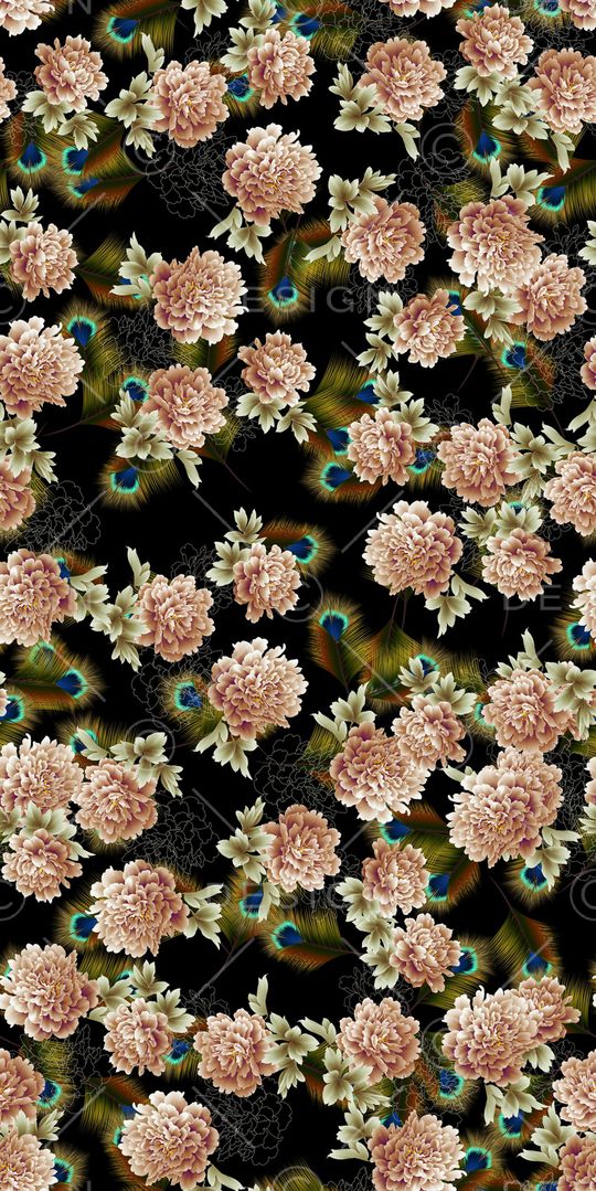 满版花印花华亿平台图片