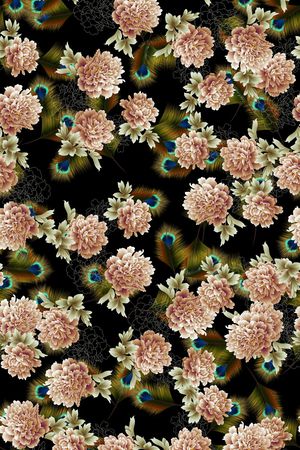 满版花印花华亿平台图片