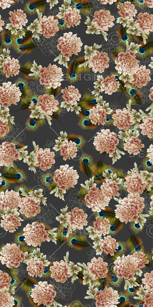 满版花印花华亿平台图片