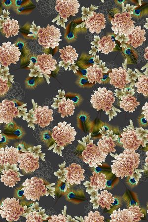 满版花印花华亿平台图片