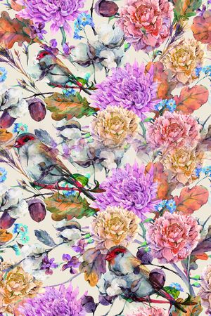 牡丹印花华亿平台图片