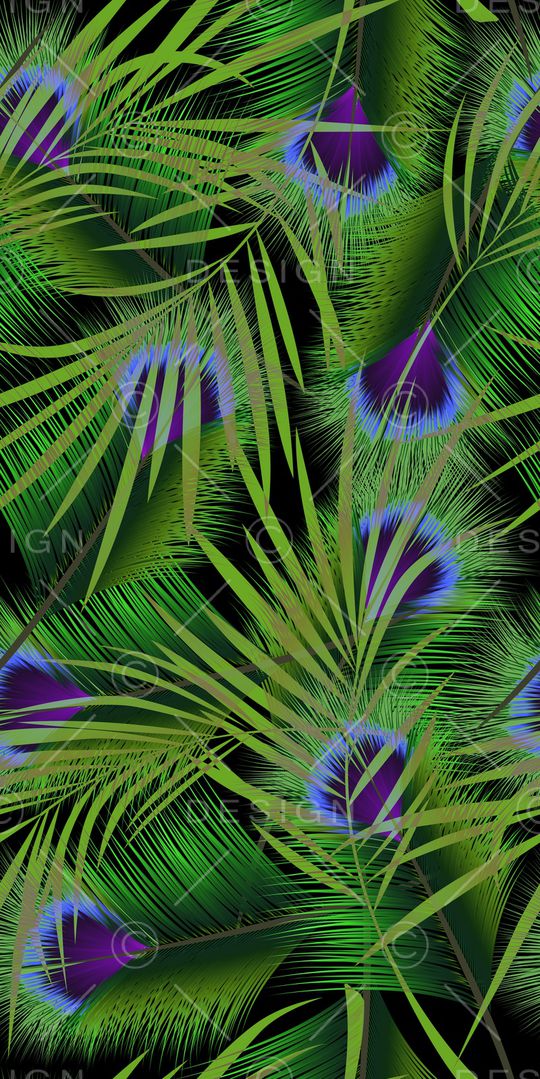 数码动物类印花华亿平台图片