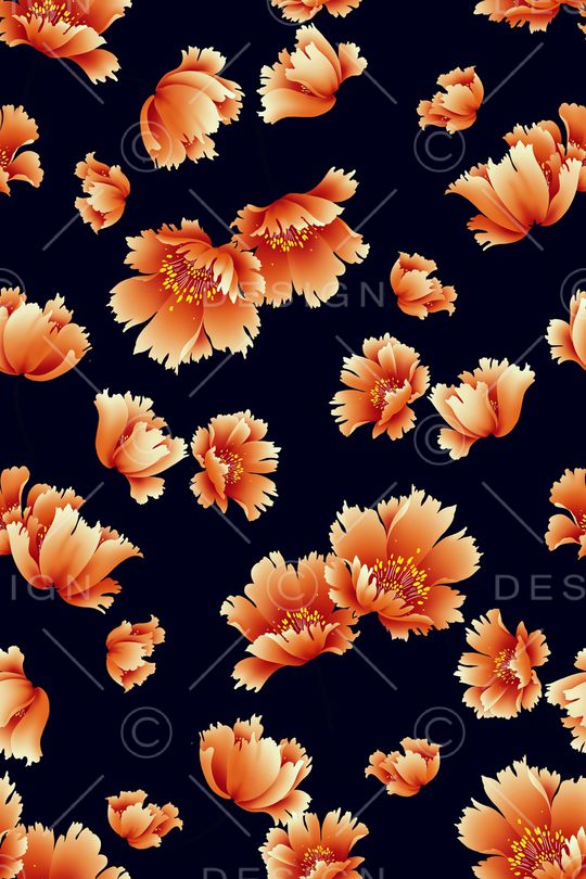 花瓣印花华亿平台图片