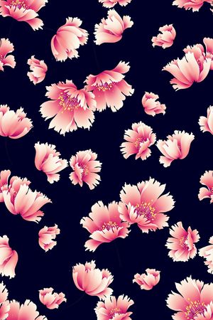 花瓣印花华亿平台图片