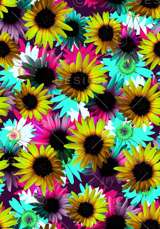 写意花卉印花华亿平台图片