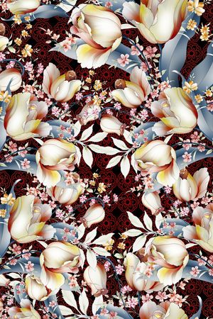 花朵印花华亿平台图片