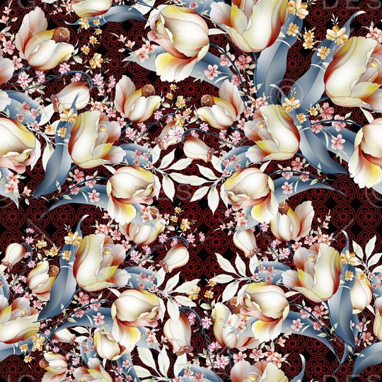 花朵印花华亿平台图片