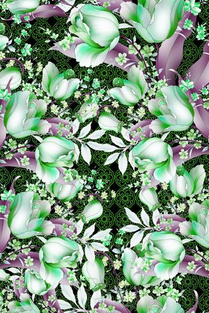 花朵印花华亿平台图片