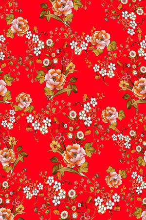 小碎花印花华亿平台图片