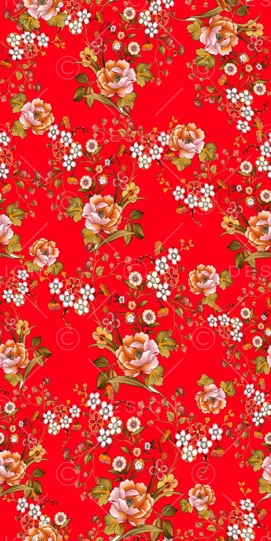 小碎花印花华亿平台图片