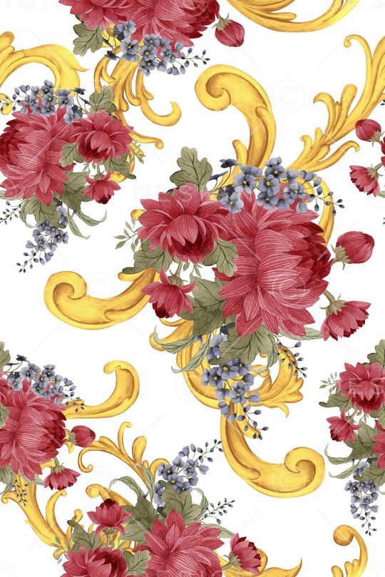 复古印花华亿平台图片