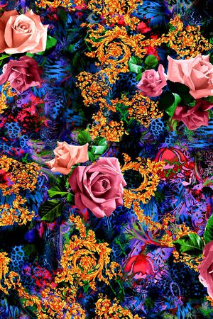 火腿花印花华亿平台图片