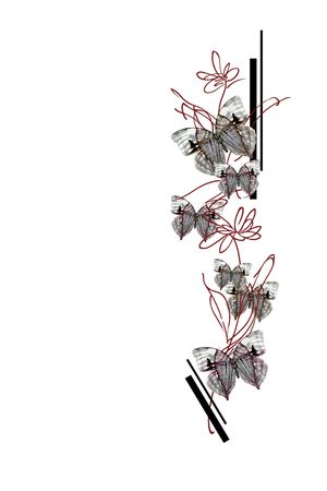 黑白印花华亿平台图片